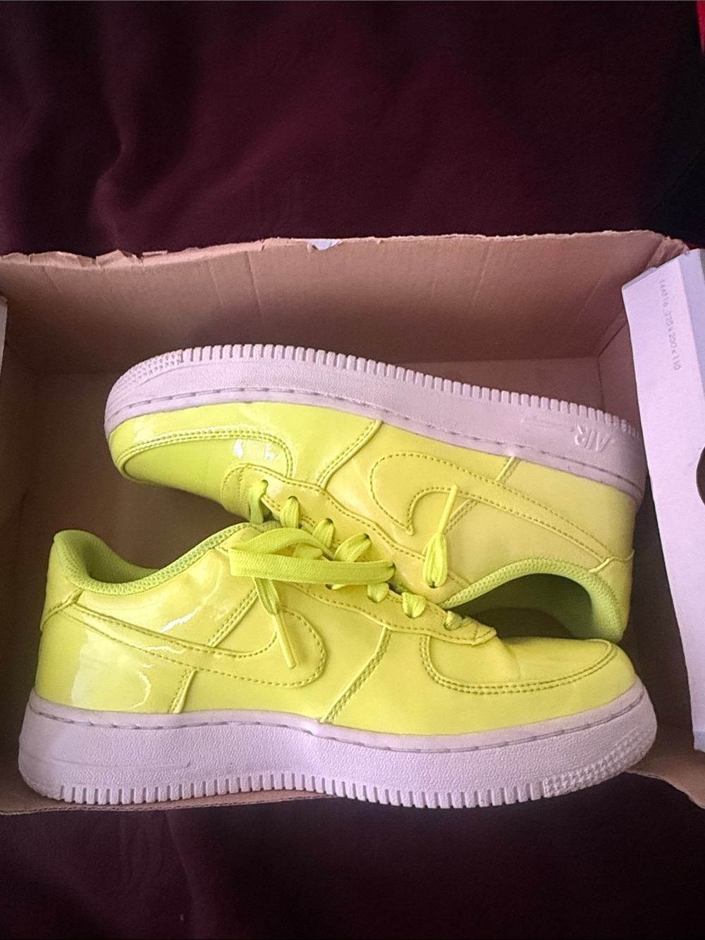 Neon Air Force Ones